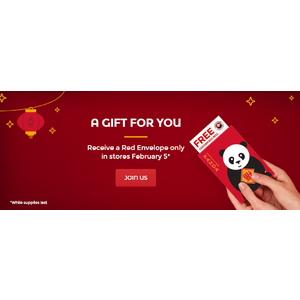 Panda Express Coupon for Free Eggroll and free Dr. Pepper.  Today on 2/5 for Lunar New Year