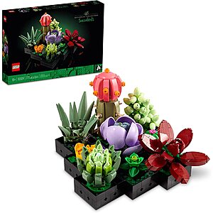 771-Piece LEGO Succulents Botanical Collection Plant Building Kit $42 + Free Shipping