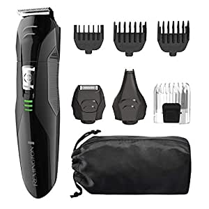 Remington PG6025 All-in-1 Lithium Powered Grooming Kit, Beard Trimmer (8 Pieces) $13.65