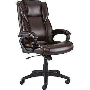 Staples Kelburne Luxura Office Chair, Brown $59.99