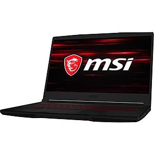 MSI GF63 Thin Gaming Laptop: GTX 1050Ti, i5-9300H, 128GB SSD + 1TB HD + FS AR $499