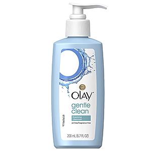 2x 6.7oz Olay Gentle Clean Foaming Face Cleanser  $0.50 & More + Free Store Pickup