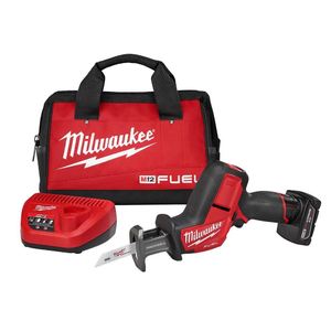 Milwaukee M12 FUEL 12-Volt Lithium-Ion Brushless Cordless HACKZALL Reciprocating Saw Kit w/ One 4.0Ah Batteries Charger & Tool Bag-2520-21XC - The Home Depot $97.69