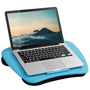 LapGear Laptop Lap Desk (Fits Up to 15" Laptop): Black, Pink or Blue $9.85 + Free S&H on $35+