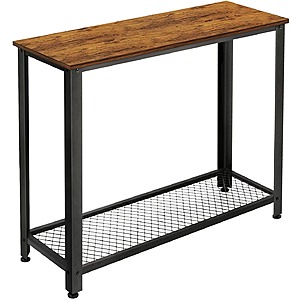 KingSo Industrial Console Table w/ Shelf $44.10 + Free Shipping
