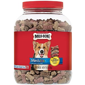 36oz Milk-Bone Mini's Flavor Snacks Dog Biscuits $3