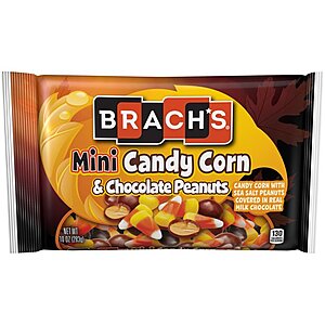 Halloween Candy: 10oz Brach's Halloween Mini Candy Corn & Chocolate Covered Peanuts $1 & More + Free S&H Orders $35+