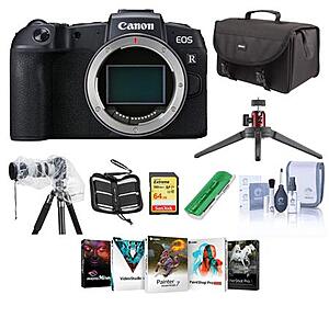 Canon EOS RP Mirrorless Full Frame Camera Body w/ ACC Kit $899, w/ RF 24-105mm F4-7.1 IS STM Lens $1199 + free s/h at Adorama