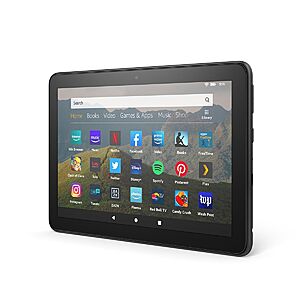 32GB Amazon Fire HD 8 Tablet (2020, 10th Generation) w/ SD Cashback $35 + Free Store Pickup