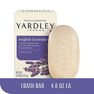 4-Oz Yardley London English Lavender Moisturizing Bar Soap $0.70 + Free Store Pickup