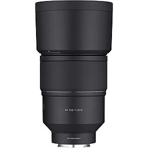 Prime Members: Samyang 135mm F1.8 AF Full Frame Auto Focus Telephoto Lens for Sony E $540 + Free Shipping