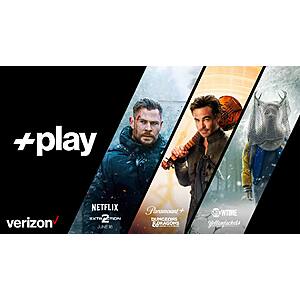 Verizon Mobile & 5G Home Customers: 1-Yr Netflix Premium + Paramount+ w/ Showtime $120 & More