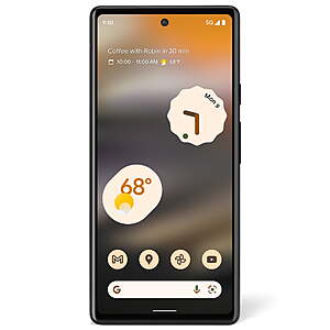 128GB Google Pixel 6a 5G Smartphone (Locked, Various Carriers) $99.90 + Free Shipping