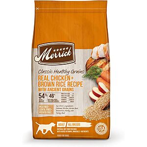 Merrick 22-lb or 25-lb Premium Dry Dog Food (Various) from $51.10 or Less & More w/ Subscribe & Save + Free S/H