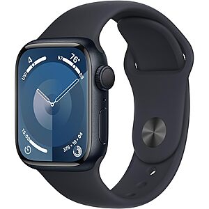Apple Watch Series 9 GPS Smartwatch w/ 41mm Aluminum Case & Sport Band/Loop $299 & More + Free S/H