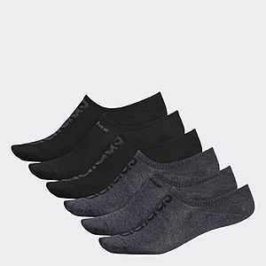 6-Pair adidas Men's or Women's Socks (Athletic Crew, Ankle, No Show, More) $9.80 + Free Shipping