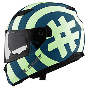 LS2 Stream Ff328 "Hashtag" Full Face Motorcycle Helmet $69.95 + FS or In-Store P/U @ MotorcycleCloseouts.com