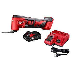 Milwaukee M18 18V Cordless Oscillating Multi-Tool Kit w/ 3Ah HO CP3.0 Battery and Charger 2626-21HO $108.69