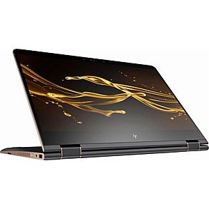 HP - Spectre x360 2-in-1 15.6" 4K Ultra HD Touch-Screen Laptop - Intel Core i7 - 16GB Memory - 512GB Solid State Drive - Dark Ash Silver for $1,099.99