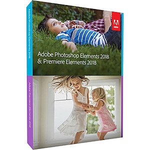 Adobe Photoshop Elements & Premiere Elements 2018 (Mac & Windows, Disc) $79.99 @ B&H Photo w/ Free Shipping