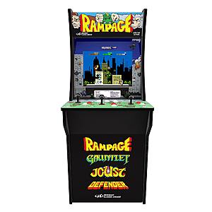 Arcade1Up Video Game Arcade Machine Cabinet Pre-order: Rampage, Street Fighter  $300 & More + Free Shipping