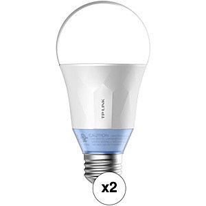 2-Pack TP-Link LB120 Wi-Fi Smart LED Bulb w/ Tunable White Light $33 + Free Shipping