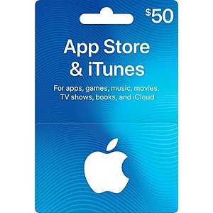 $50 App Store & iTunes Gift Card $40 @ Best Buy