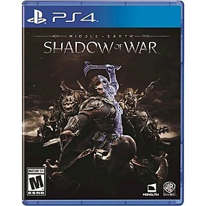 Middle-earth: Shadow of War Gold Edition (PS4) $15 & More + Free Store Pickup