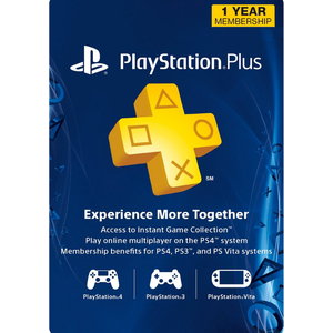 1-Year Sony PlayStation Plus Membership (Digital Delivery) $35.50