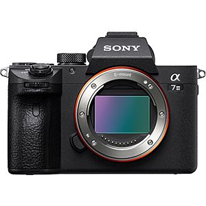 Sony Alpha a7 III Mirrorless Camera (Body Only) $1,620 w/ EDU Discount + Free S/H