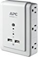 APC 6-Outlet 1080 Joules Wall Surge Protector w/ USB Ports  $9.40