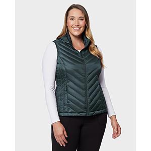 32 degrees is having a sale 70% off sale on 650+down fill (polyester substitute)jackets for men and women.   Also women’s vests for sale. $19.99