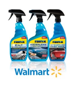 FREE Rain-X Waterless Car Wash & Rain Repellent, 2 in 1 Exterior Detailer, AND/OR Water Repelling Fast Wax ONLY at Walmart in-store/online AFTER Rebate