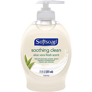 7.5oz Softsoap Liquid Hand Soap (Aloe Vera) $0.65