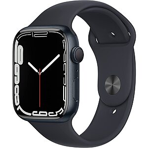 Apple Watch Series 7: 45mm GPS (Midnight) $379 & More + Free S&H