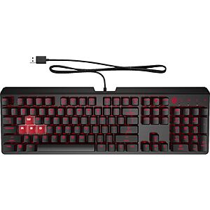 HP OMEN Encoder Full-size Wired Gaming Cherry MX Red Mechanical Keyboard (Black) $40 + Free Shipping