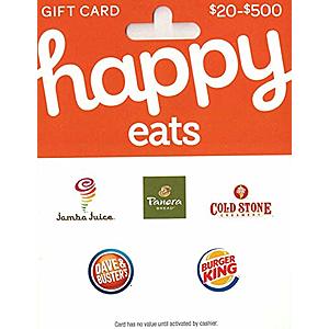 $50 Happy Eats Gift Card (Jamba Juice, Panera Bread, & More) $40 + Free Shipping