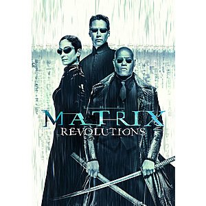 Digital Films/TV Shows: Matrix Revolutions, Point Break, Argo (4K UHD) $5 & Much More