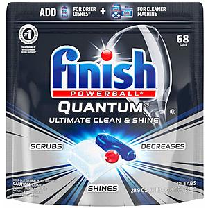 Buy 3 Select Household Items, Get $10 Off: 204ct Finish Quantum Dishwasher Tablets $31.25 & More w/ S&S + Free S&H