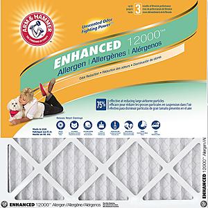4-Pack Arm & Hammer Enhanced Allergen & Odor Air Filters (Various Sizes) $19.97 + Free Shipping