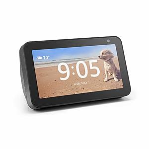 Amazon Echo Show 5 Smart Display (Charcoal or Sandstone) 2 for $90 + Free Shipping