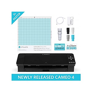 Silhouette America Cameo 4 Cutting Machine (Black Edition) $199.99 + Free S&H w/ Prime @ Woot