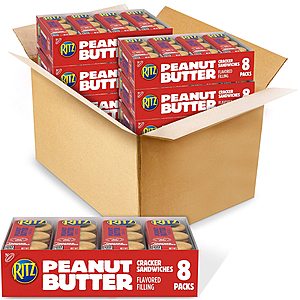 48-Pack 1.38oz Ritz Sandwich Crackers (Peanut Butter) $11.46 w/ Subscribe & Save
