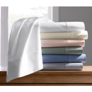 4-Pc Home Decorators Collection Cotton Sateen Sheet Set: King $24.30, Full $16.20 + Free Curbside Pickup