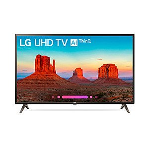 LG 43 in. Class 4K (2160) HDR Smart LED UHD TV w/AI ThinQ 43UK6300PUE @Walmart | $269.99 + FS