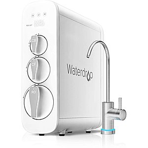 Waterdrop RO Reverse Osmosis Drinking Water Filtration System $384.99 + FS