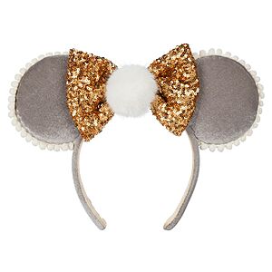 Disney Minnie Mouse Ear Headband w/ Pom & Sequin Bow $14.98, Mickey Mouse Ear Headband Main Attraction Regal Carrousel $18.74 + Free Shipping on $75