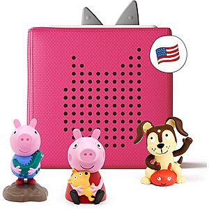 Toniebox Audio Player Starter Set w/ Peppa Pig, George & Playtime Puppy (Blue or Pink) $80 + Free Shipping