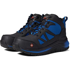Merrell Work Men's & Women's Day One Safety Speed Mid Shoes w/ Carbon Fiber Toe (Blue) $60 + Free Shipping
