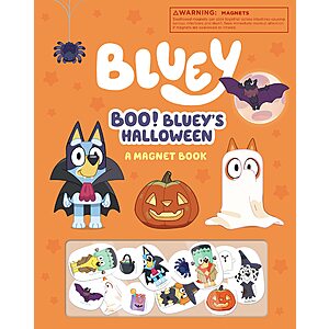 Bluey: Boo! Bluey's Halloween Magnet Book $9.58 + Free Shipping w/ Prime or on $35+